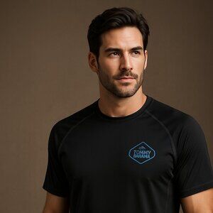 Tommy Bahama Black Relax Short-Sleeve Rash Guard- Size XL